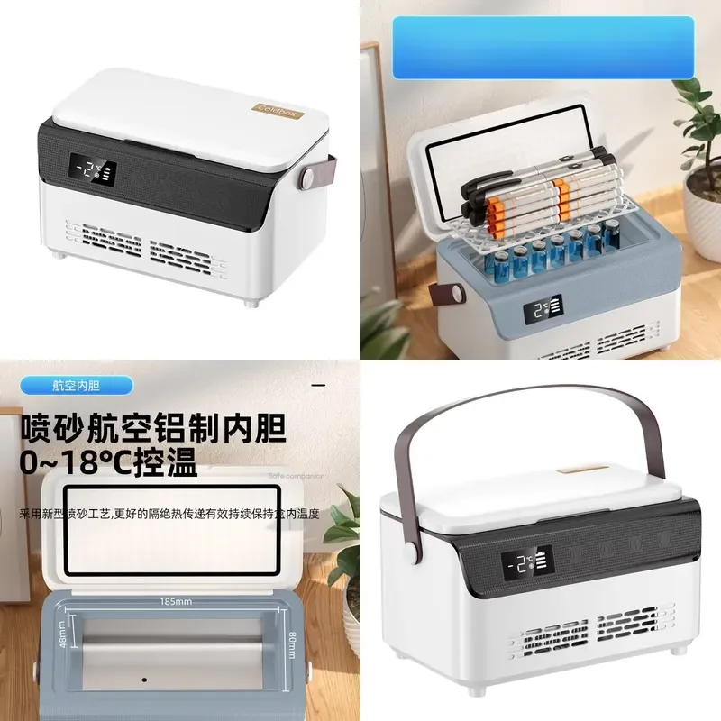 Portable Refrigerated Box Mini Car Home Dual Use 0-18 Degree USB Charging