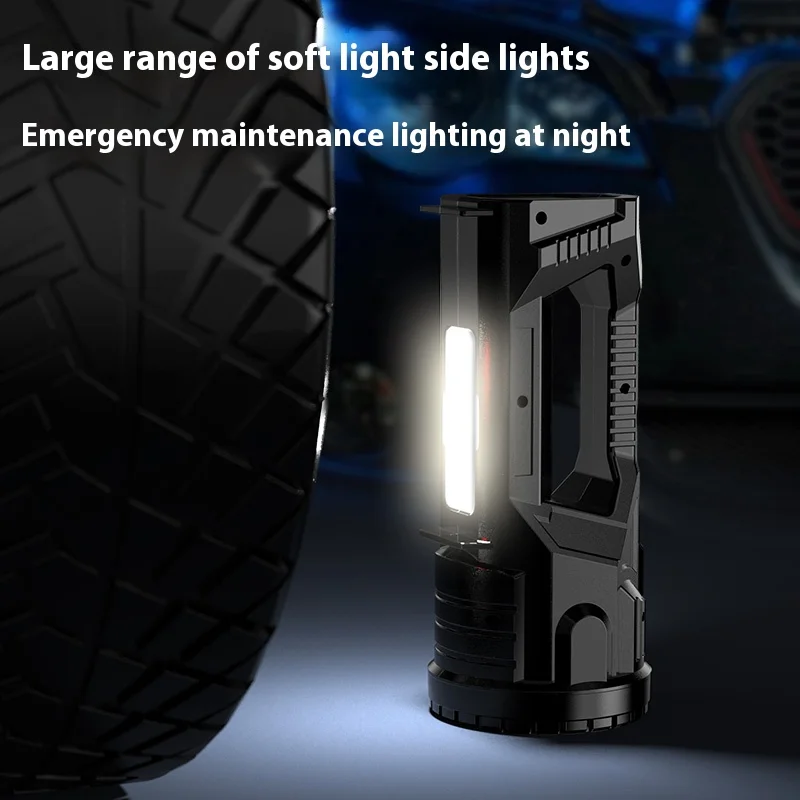 Powerful LED Searchlight Outdoor Multifunction USB Rechargeable Work Light LED Flashlight Long Range Camping Lantern