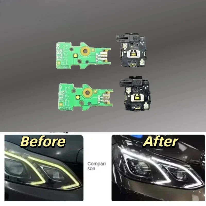 

Белый свет для Mercedes Benz E-Class W212 2014-2015 Автомобильные фары DRL Чип Балластный чип Печатная плата Источник света Чип платы