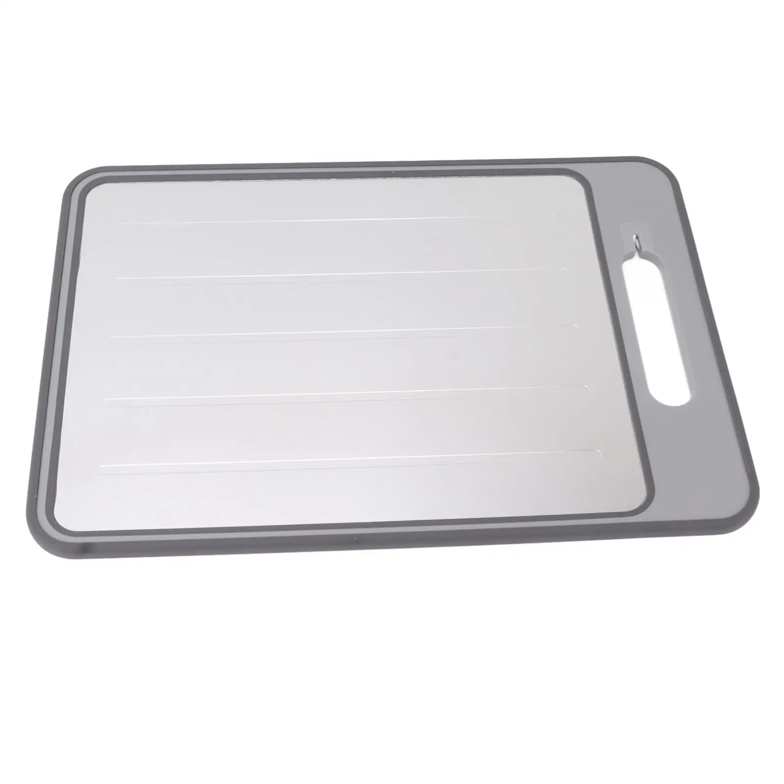 Aluminum Alloy Cutting Board with Knife Sharpener for Rapid Thawing - Anti-Slip & Durable Kitchen Tool