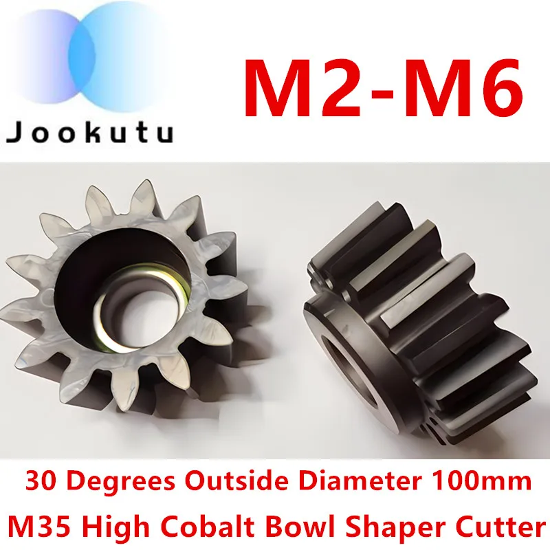 

M2 M2.5 M3 M3.5 M4 M5 M6 30 Degrees Outside Diameter 100mm M35 High Cobalt Bowl Shaped Shaper Cutter