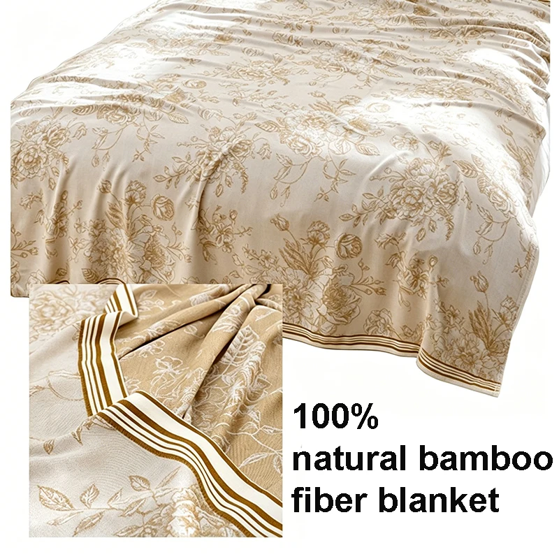 

Summer Blanket 1.5*2/2*2.3m 100% Natural Bamboo Blankets Baby Adult Sofa Camping Travel Hotel Spring Cooling Blanket For Summer
