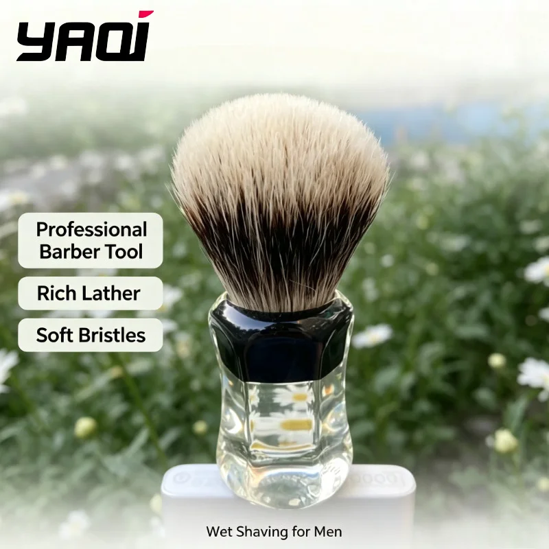 2026-yaqi-24mm-ツーバンド-ヘアクリアハンドル-プロフェッショナル-ビアードブラシ-ウェットシェービングツール