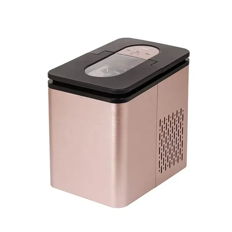 Certified 220V Electric Portable Ice Maker Machine Plastic Housing for Home Car Cube Water Cooler