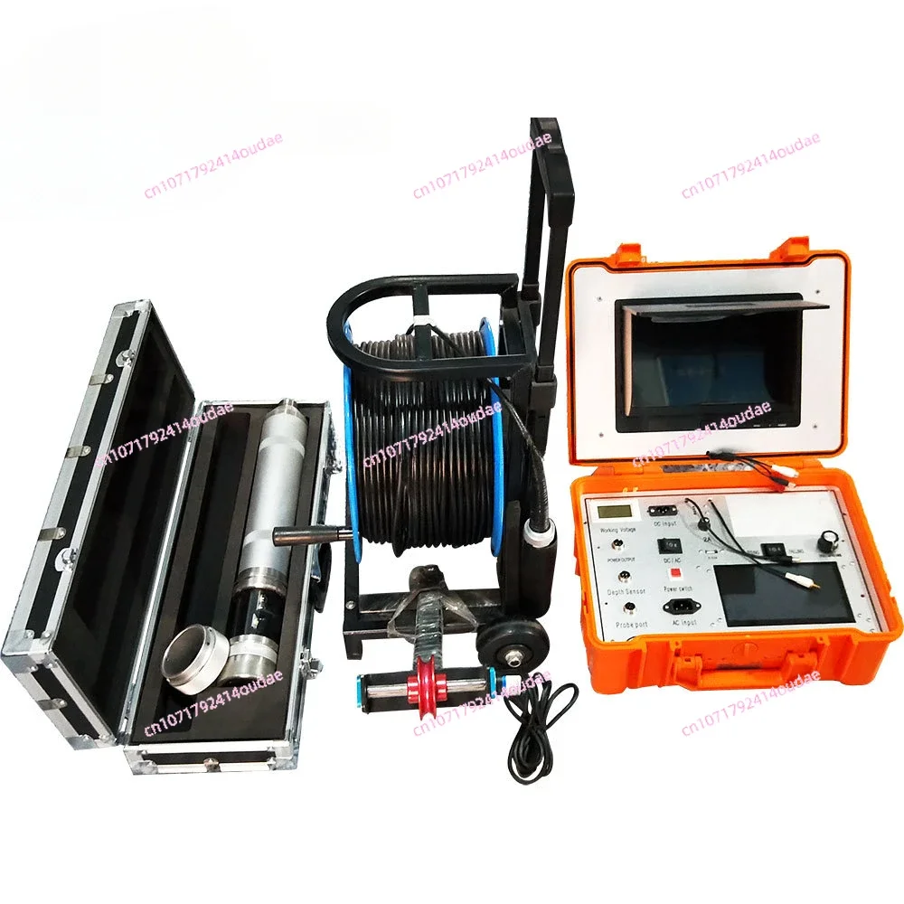 300m rotary portable deep well inspection camera for borehole