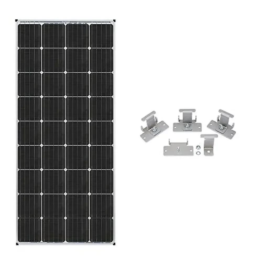 

170W Roof Mount Solar Panel Expansion Kit Off-Grid RV Battery Charging Compatible with Zamp Solar Kits Mix-and-Match Panels Plug