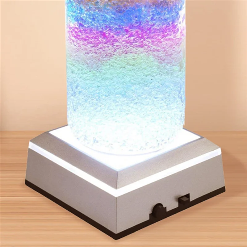 Espositore base lampada a LED per base lampada sfera di cristallo touch induttivo in vetro artistico B-AT36