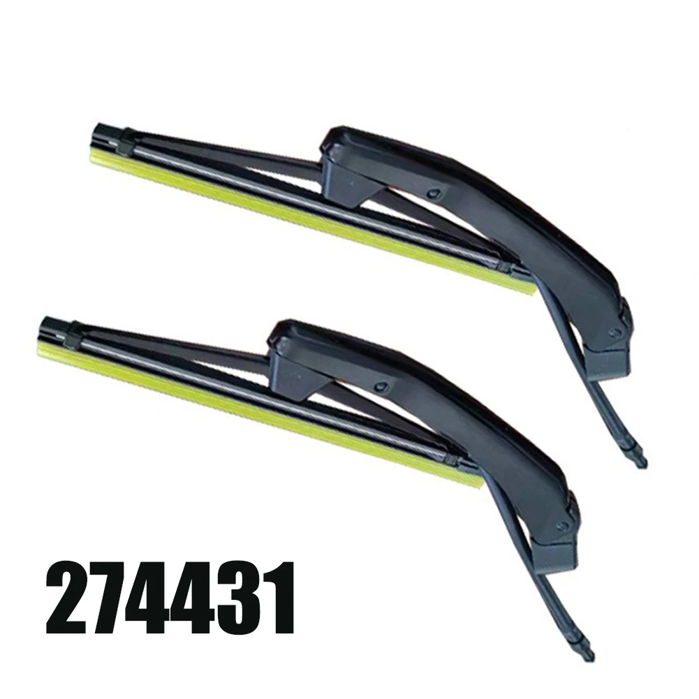 2PCS Car Headlight Wiper Black Plastic Right + Left Windscreen Wipers #274431 For Volvo S80 S90 V90 340 360 740 760 940 960