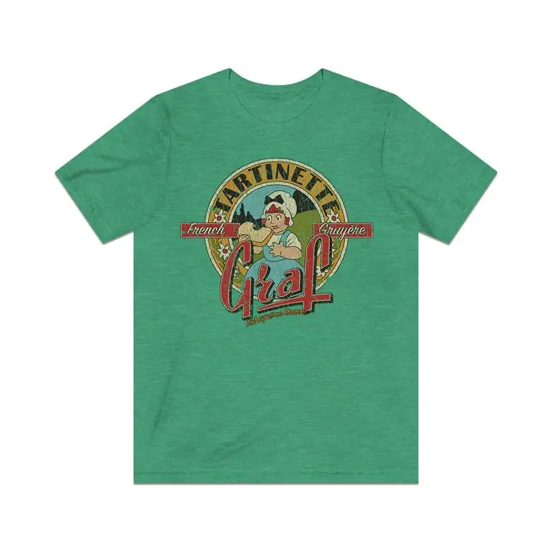 

Винтажная мужская футболка Graf French Gruyère 1933.