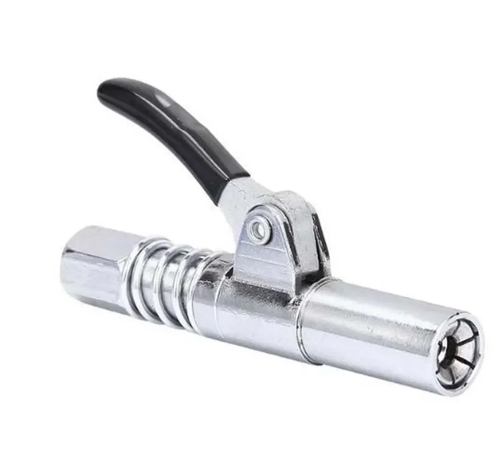 New Grease Coupler Heavy-Duty Quick Release Grease Gun Coupler NPTI/8 10000PSI Two Press Easy to Push Accessories