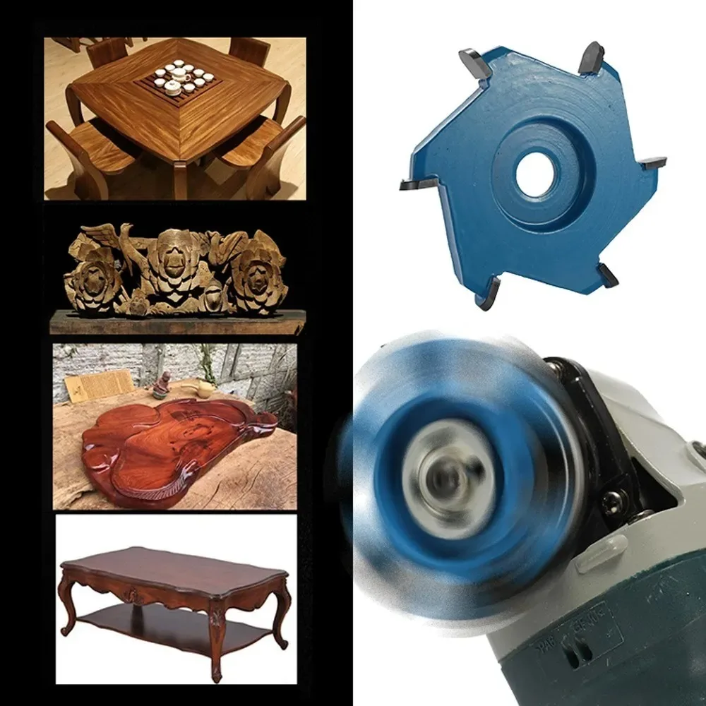 جديد سداسية شفرة فيليه قوة الخشب أدوات حفر زاوية طاحونة ملحق ل 16 مللي متر فتحة زاوية طاحونة #4