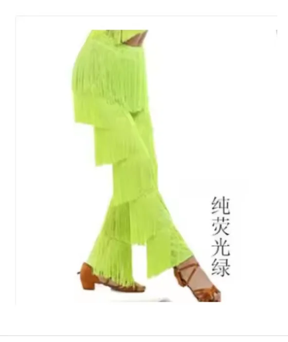 1pcs/lot Ladies Girls Fringe Latin Dance Pants Samba Fringe tassel latin Dance Pants image 4