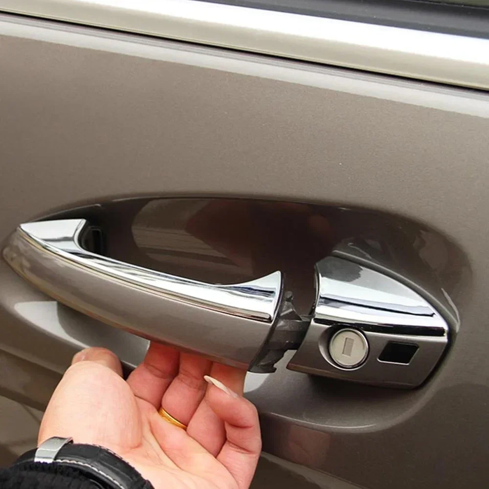 8PCS/Set Car Accessories Tools Chrome Door Handle Cover Trim For Mercedes-Benz E GLK ML CLA C-Class W204 W212 Cla250