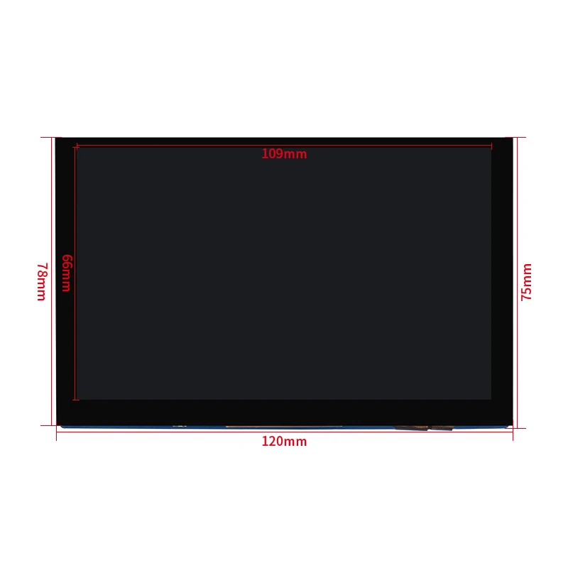 Imagem -06 - Raspberry pi Dsi Lcd Capacitivo Touch Screen Display Monitor com Suporte 800x480 Mipi 4b 3b Mais 3b