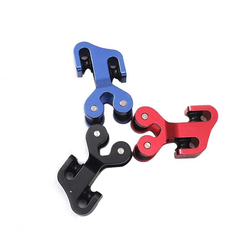 Bogenschießen Bowstring Separator Aluminium Legierung Verbindung Bowstring Splitter Roller Kabel Rutsche Outdoor Jagd Schießen Zubehör – Detail 5
