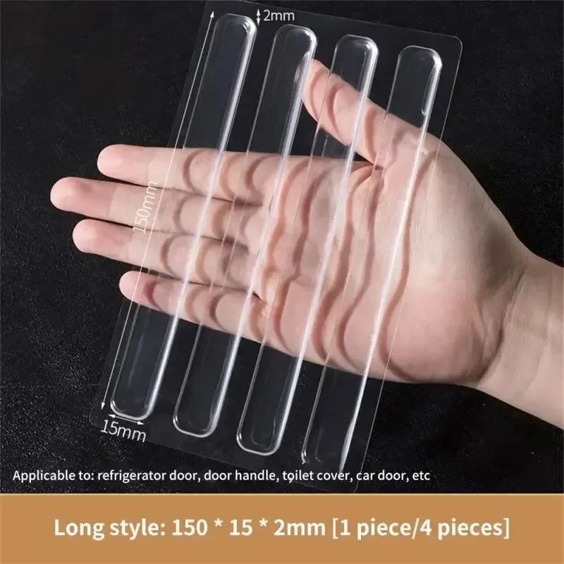1 Set Buffer Bumper Mute Bescherming Pad Deurstopper Toiletten Lade Deur Kasten Anti-collision Siliconen Pad Zelfklevend