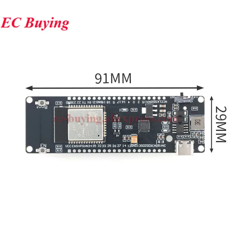 Płytka rozwojowa modułu ESP32 z WiFi, Bluetooth, kompatybilna z BLE, uchwyt na baterię 18650, do nauki, ewaluacji i sterowania przemysłowego. — zdjęcie produktu 5