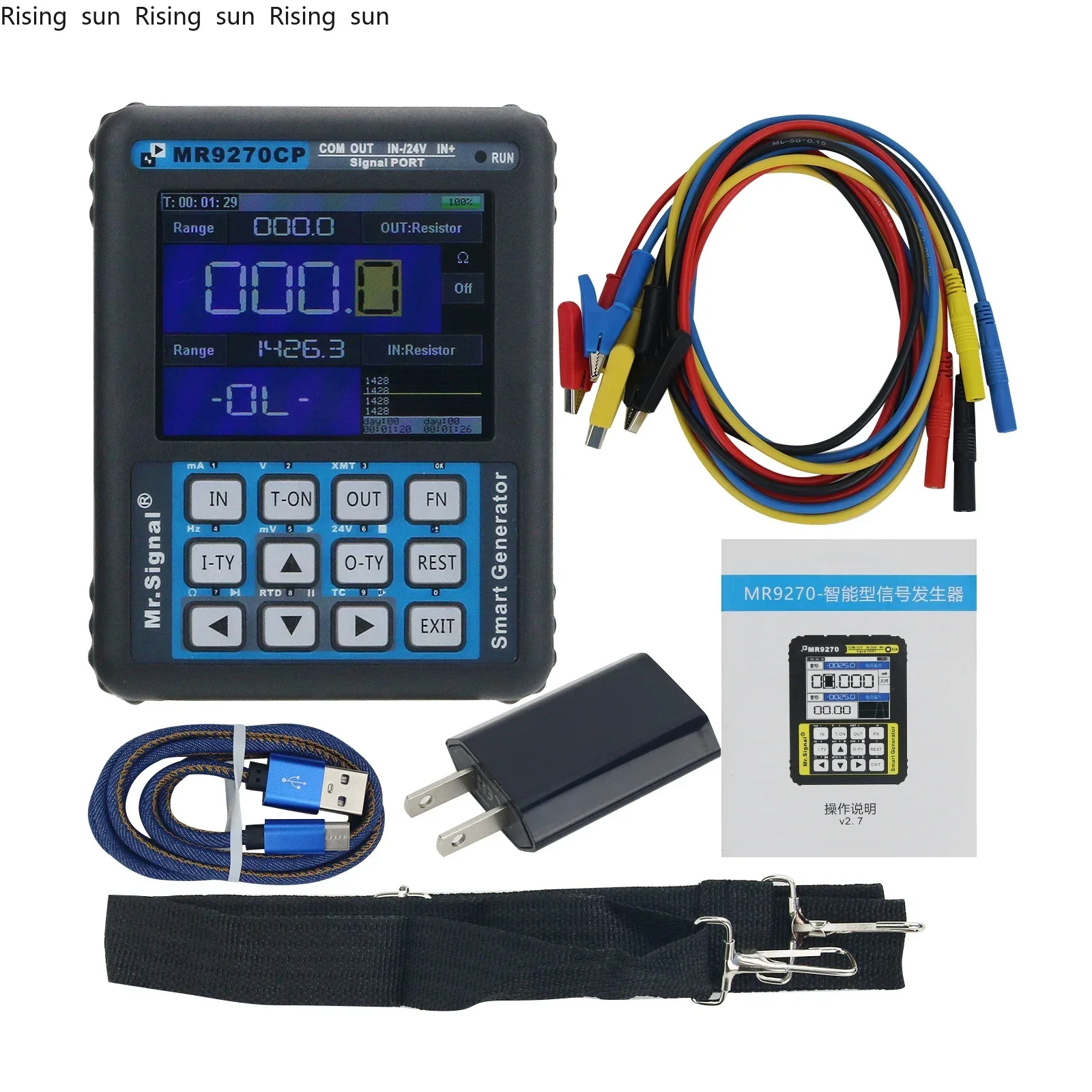 2025.4 MR9270CP 0-24MA Generator Current Voltage Frequency Thermal Resistant Thermocouple Handheld Calibrator