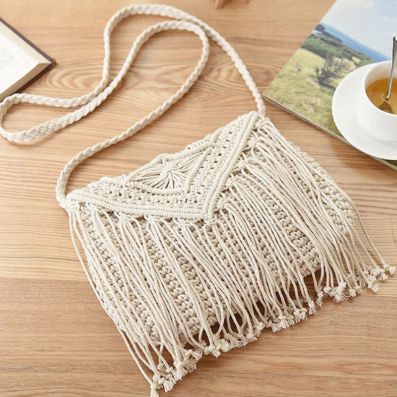 Straw Bag, One-shoulder, Cross-body Woven Bag, Casual Women\'s Bag, Beach Bag, Gift For Girlfriends