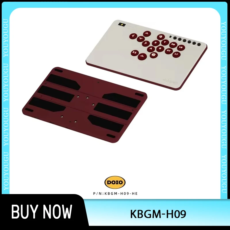 

DOIO HITBOX KBGM-H09 HE Портативная игровая клавиатура из алюминиевого сплава A4 Джойстик Аркада Custom Type-C PS4 PS5 XBOX Switch PC Steam