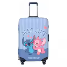Cartoon Stitch disney Travel Luggage Cover Durable Suitcase Protector Washable Baggage Covers Fits