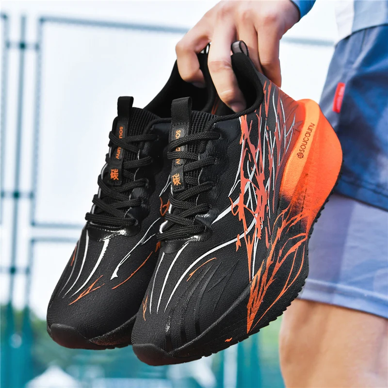 

Молодежные кроссовки, новинка 2025, зимняя полноразмерная спортивная обувь из карбоновой пластины для студентов, сверхлегкая амортизирующая противоскользящая обувь Ra