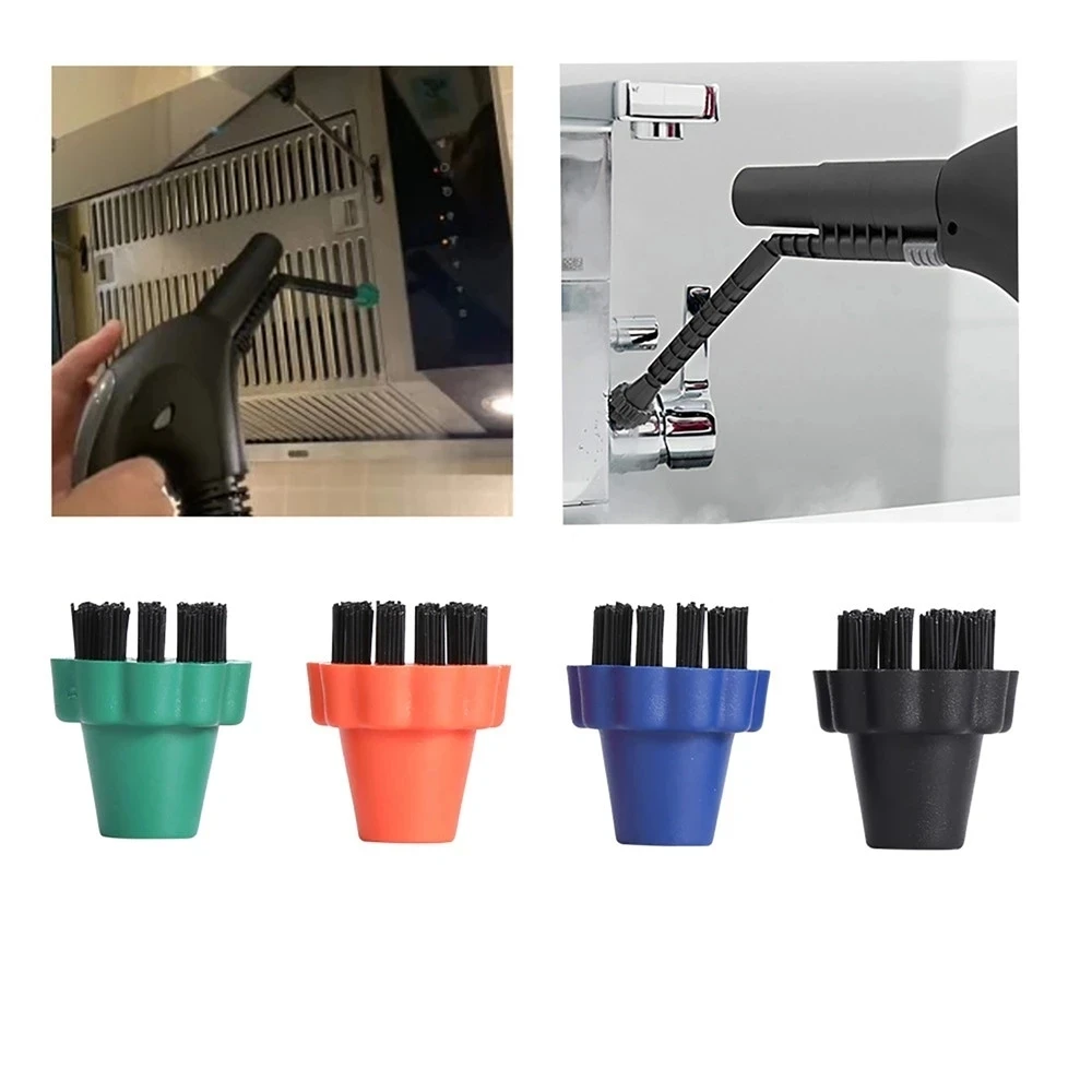 スチームクリーナー用スペアパーツ,小さな丸いブラシアクセサリー,karcher sv7,sv1802,sv1902,sv1902,2.860, 231.0, 4個/セット