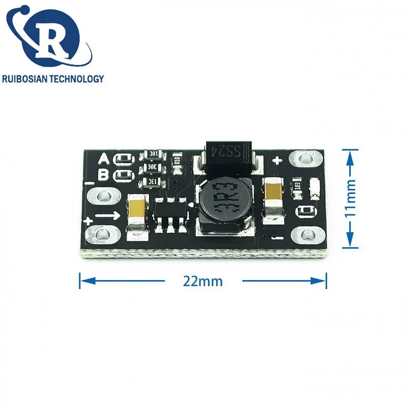 1PCS/10PCS Mini DC-DC 3.7V to 12V Boost Step Up Converter Board Power Module Voltage Regulator PCB Board Lithium Battery Booster