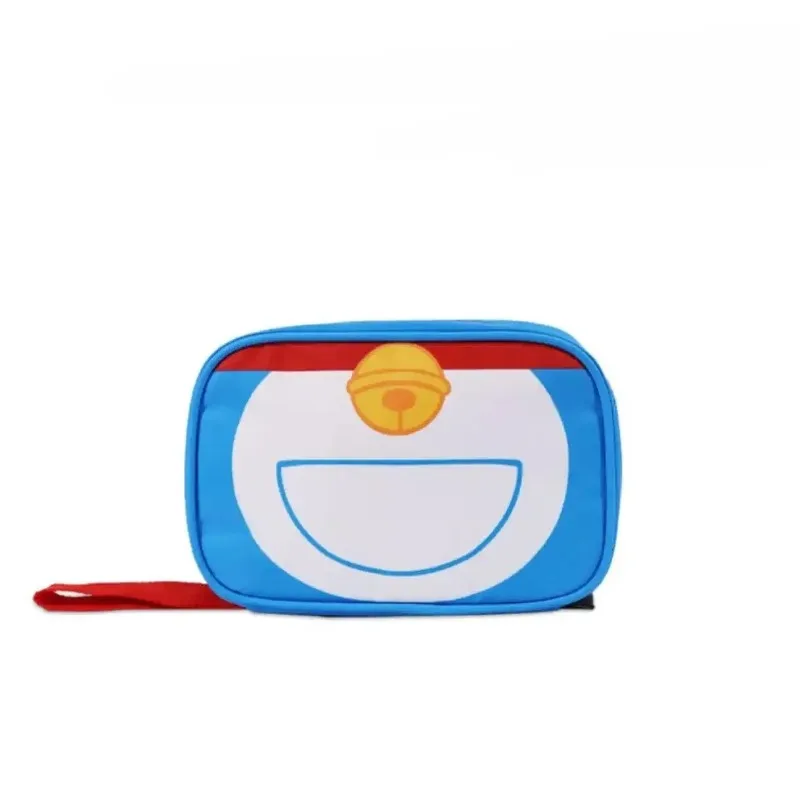 Kawaii Doraemons cartoon pattern wash bag anime merchandise Cute makeup bag small gift