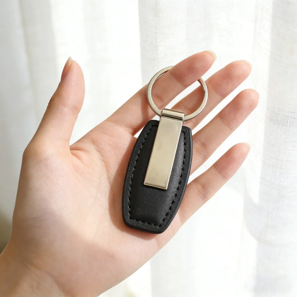customize brand pet keychain mark Inscribe a name couple's date wedding stainless steel photo key ring company car souvenir gift