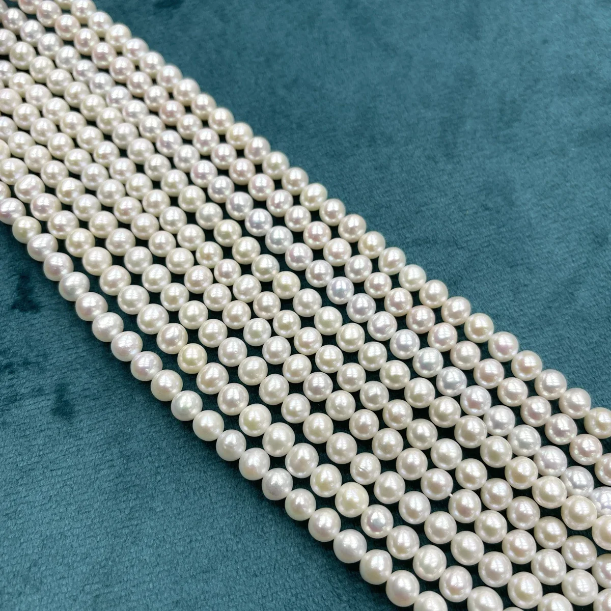 

AAAA Nearround Pearl Natural Freshwater Pearl Isolation Pearl 5.5-6mm For Jewelry Making DIY Necklace Earring Bracelet Accessory