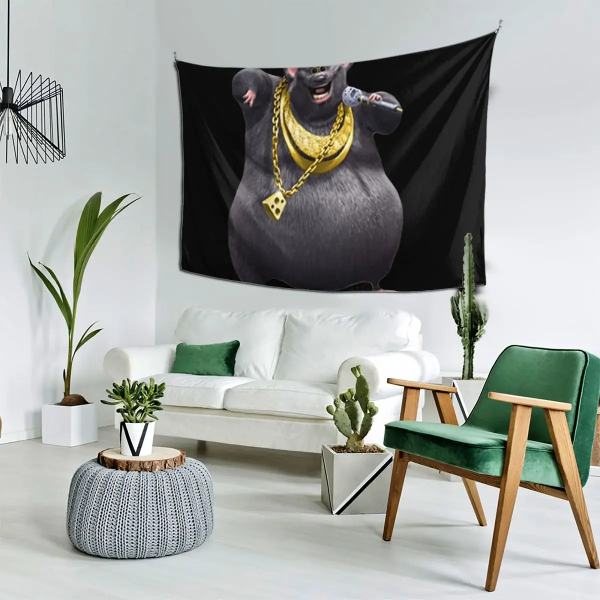 Biggie Cheese Tapestry Aesthetics For Room Living Room Decoration Bed Room Decoration Tapestry