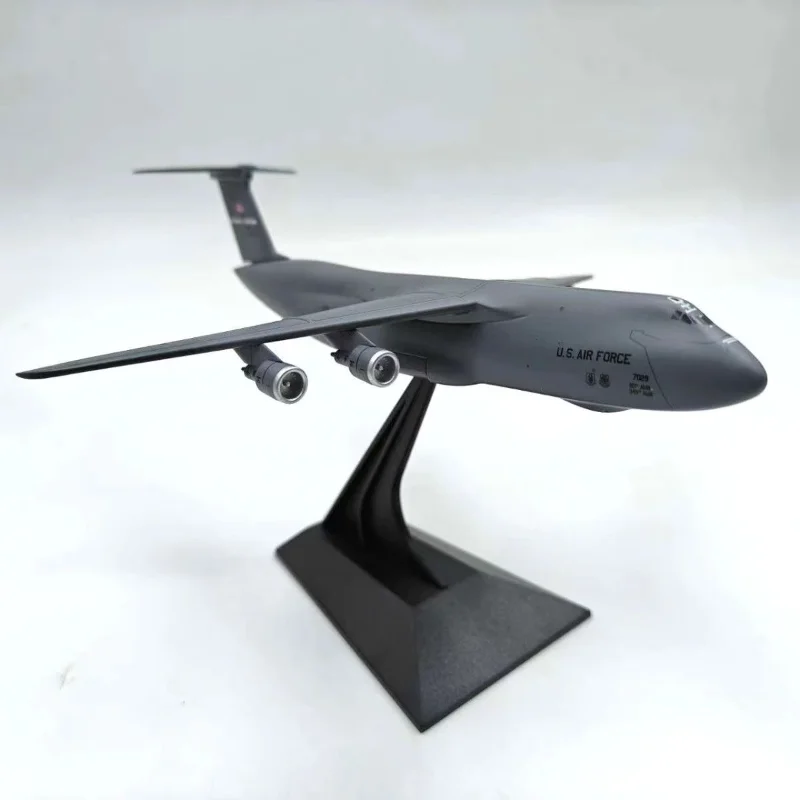 Diecast 1/400 Scale US Air Force Lockheed C-5 Galaxy Strategic Transport Aircraft Alloy Model Collectible Toy Gift Souvenir
