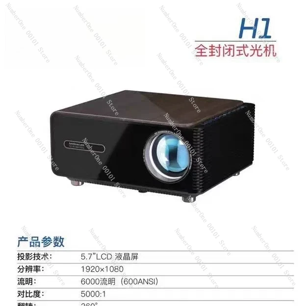 

Smart HD Portable Projector for Hotel/Spa/B B - Compact Home Theater Projector