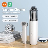 Xiaomi Mijia Electric Vacuum Cleaner Type-C Rechargeable Mini Wireless Portable Cars Household Light Dust Mite Removers Powerful