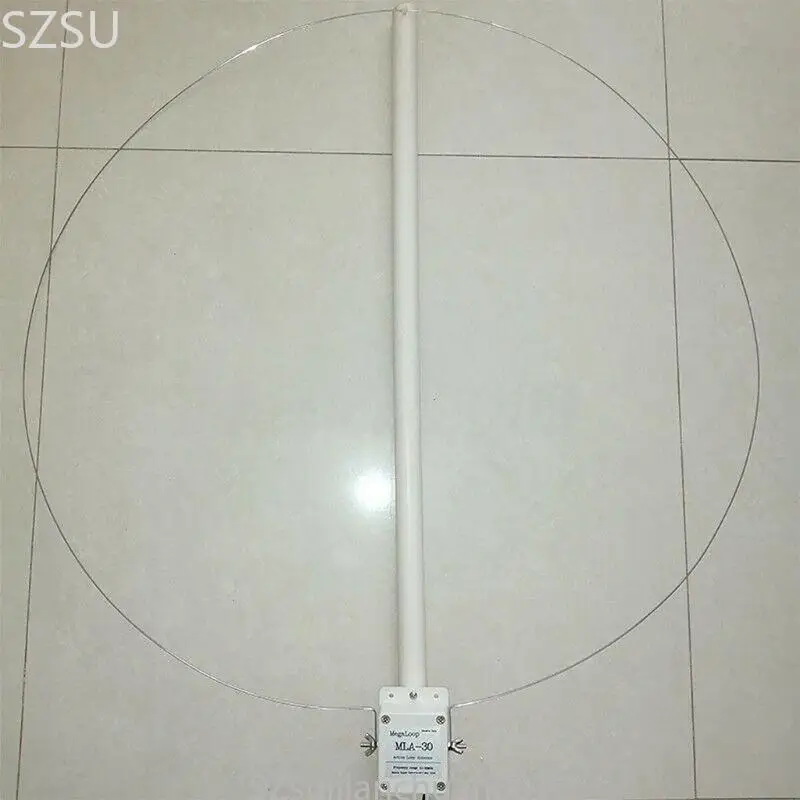 100kHz-30MHz MLA-30 Loop Antenna Active Receiving Antenna Low Noise Balcony Erection Aerial for HA Short Wave Radios
