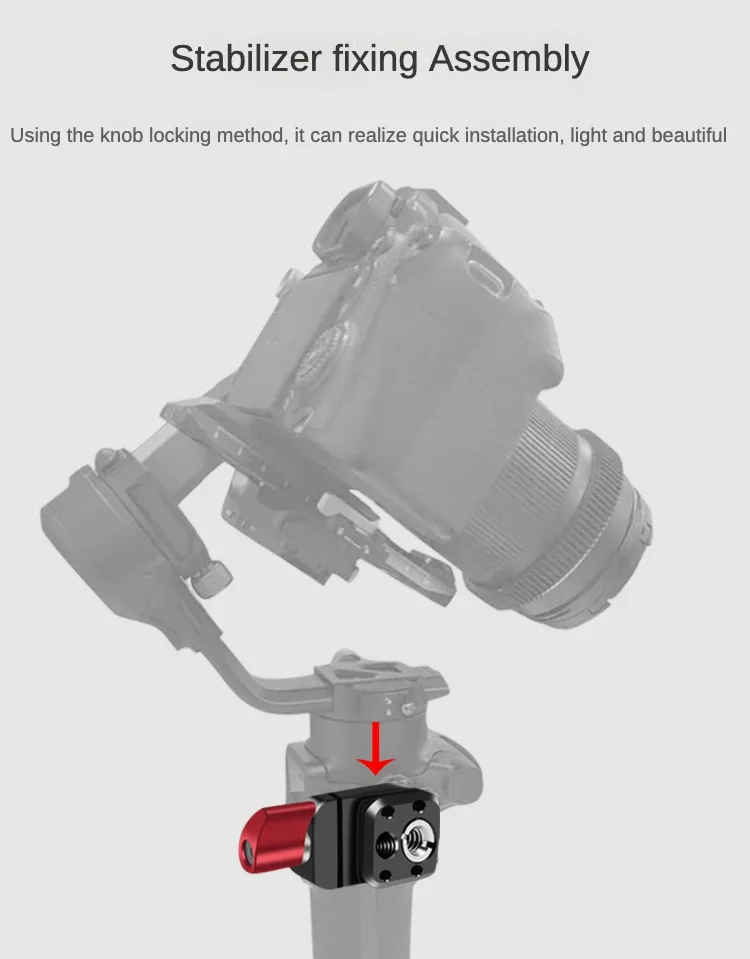 Kameraklemme Schnellspanner NATO Rail Clip Mount 1/4 3/8 Loch für 20 mm Videolicht Mikrofon Monitorhalter Gimbal Slider Verlängerung – Detail 6