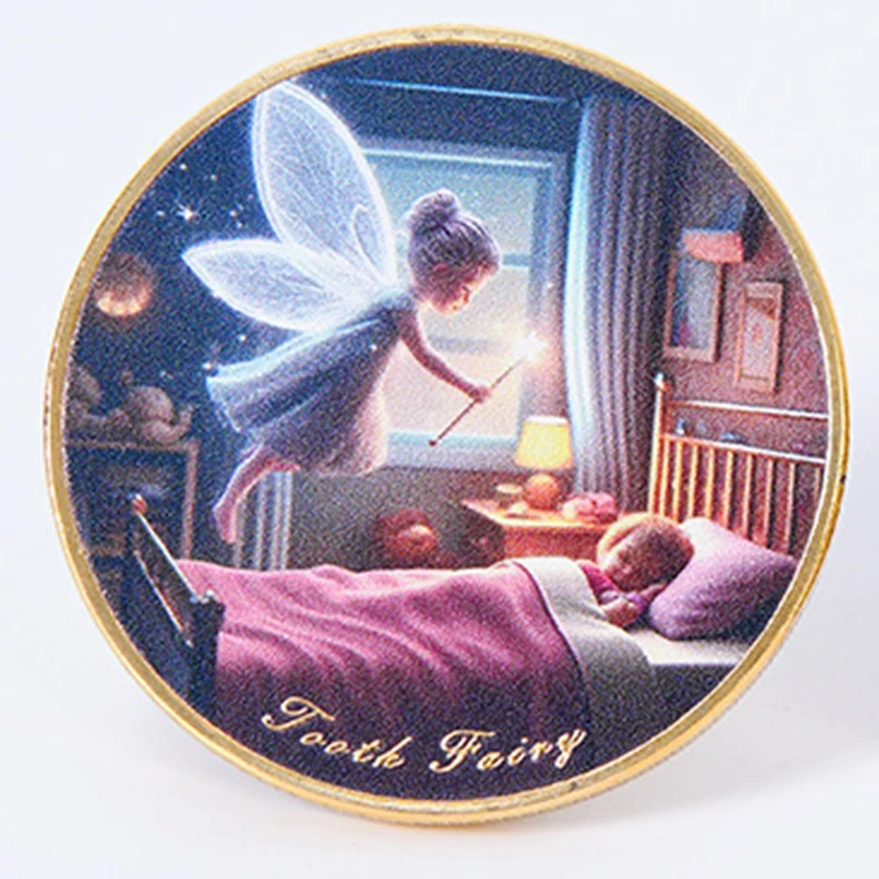 مجموعة العملات المعدنية التذكارية الكرتونية لجنية الأسنان #4