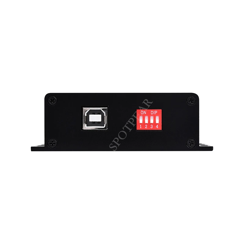 Industrial USB TO 4Ch RS485 Converter Aluminium Alloy Case Multi Protection Circuits Multi Systems Support