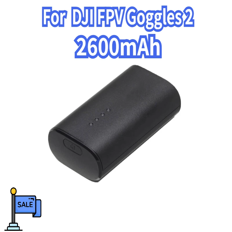 For FPV Goggles 2 Battery Compatible Goggles 2 FPV Flight Glasses V2 Accessories Brand New 2600mAh