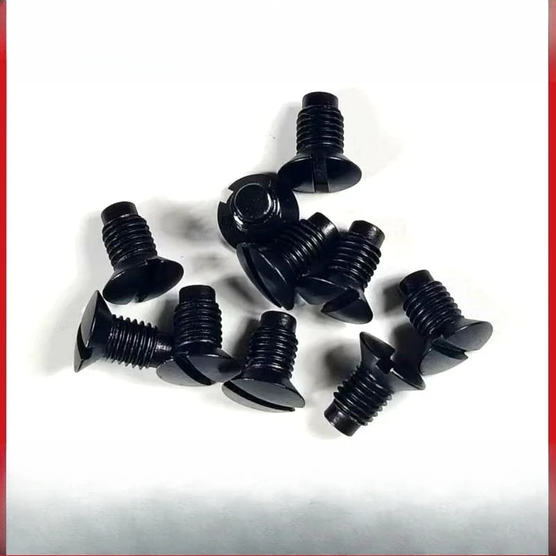 Jack A4 Original Throat Plate Screw, Universal Black Screw for Flat Sewing Machine, OEM#101S17002