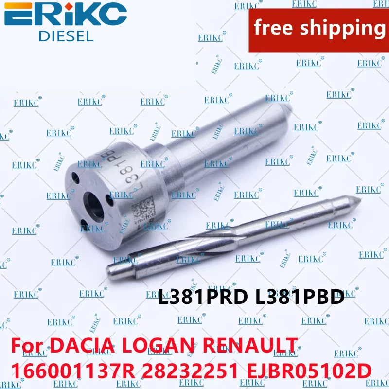 

ERIKC L381PRD L381PBD L381 PBD Injector Nozzle For DACIA LOGAN RENAULT 166001137R 28232251 EJBR05102D