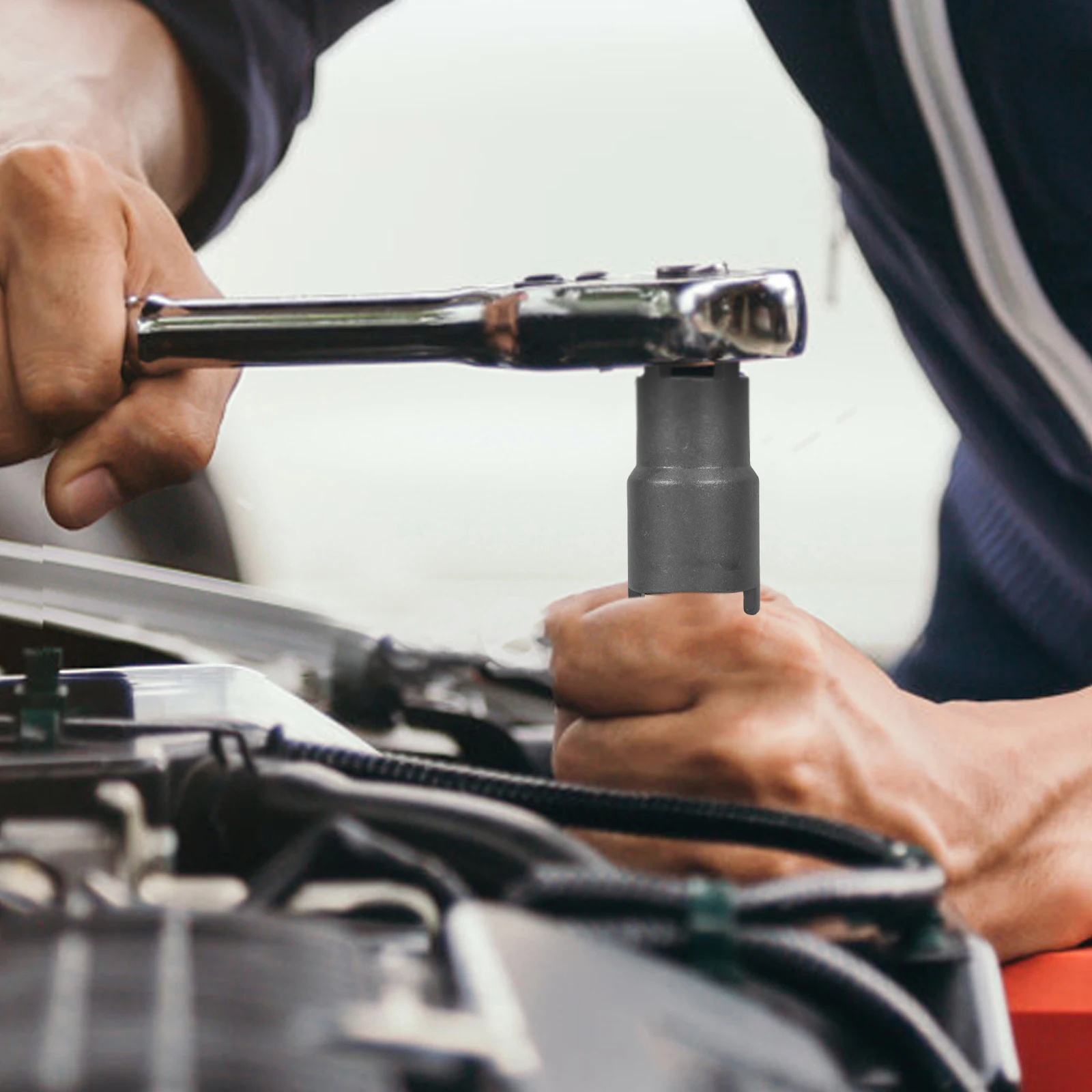 

Clutch Lock Nut Wrench 20Mm 24Mm 4-Claw Socket for Pit Bike Go Kart Maintenance Heavy Duty Spanner Tool for Mechanical Assembly