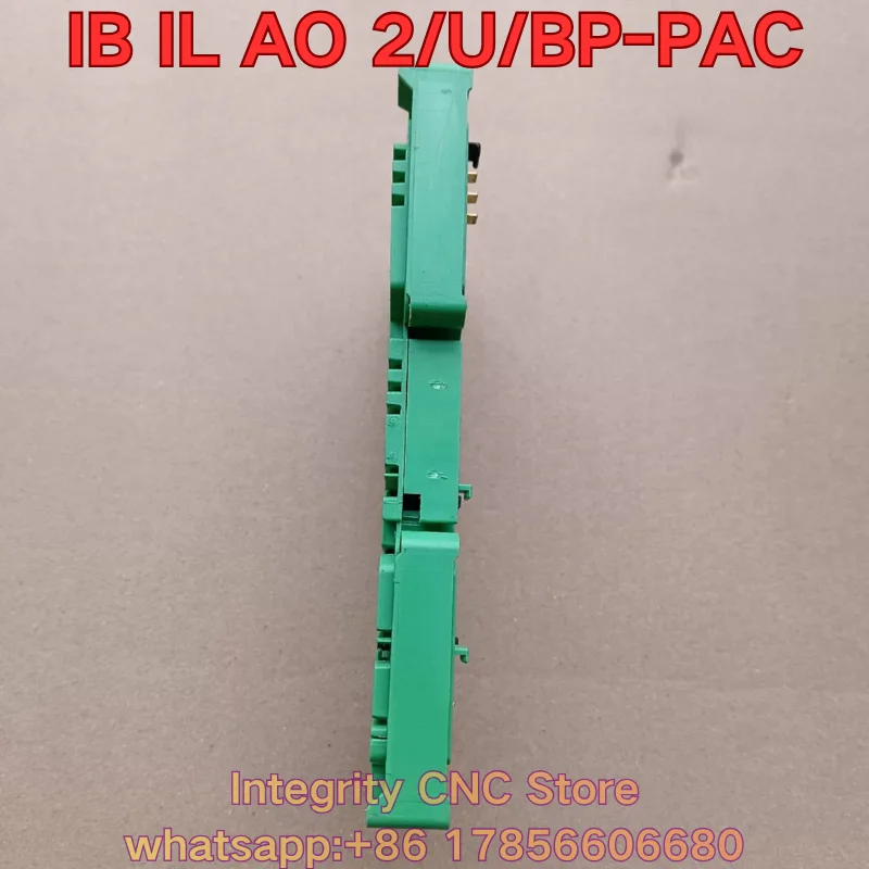 Second-hand IB IL AO 2/U/BP-PAC PLC module 2861467 functional test is normal