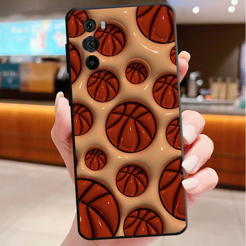 

I love basketball Sport Funda Phone Case For Motorola Edge 50 40 Pro 60 50 40 30 Ultra Neo Fusion Moto G Play G Stylus G Power G