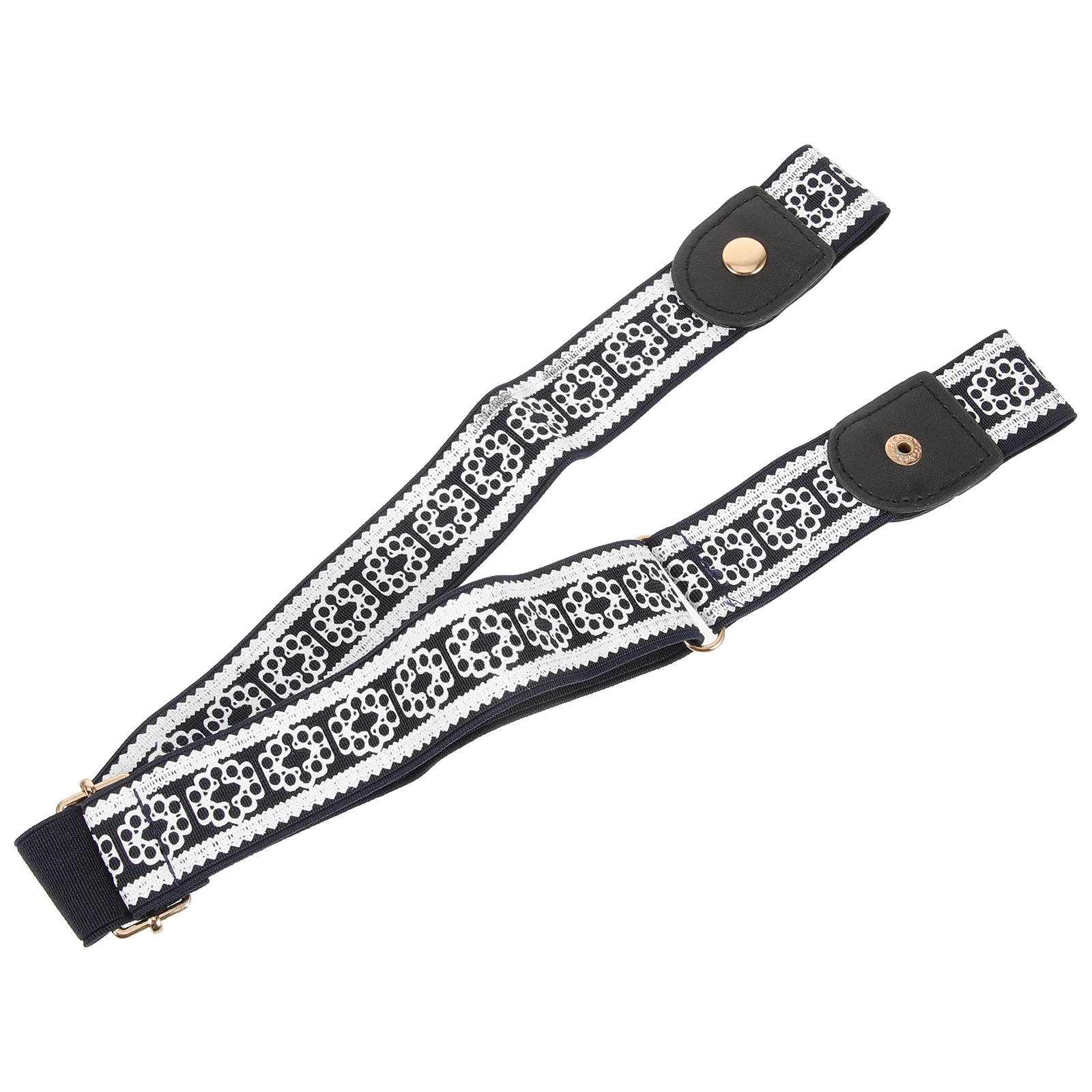 

Elastic Belt for Women Adjustable No Buckle Wide Elastic Belts for Jeans Pants Waist Tightener Stretch Belts Women