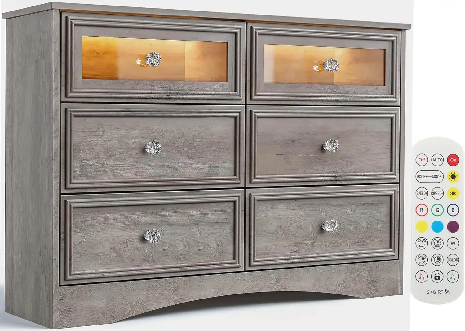 

Dressers for Bedroom, Chest of Drawers Closet Organizers and Storage Clothes - Easy Pulls Handle