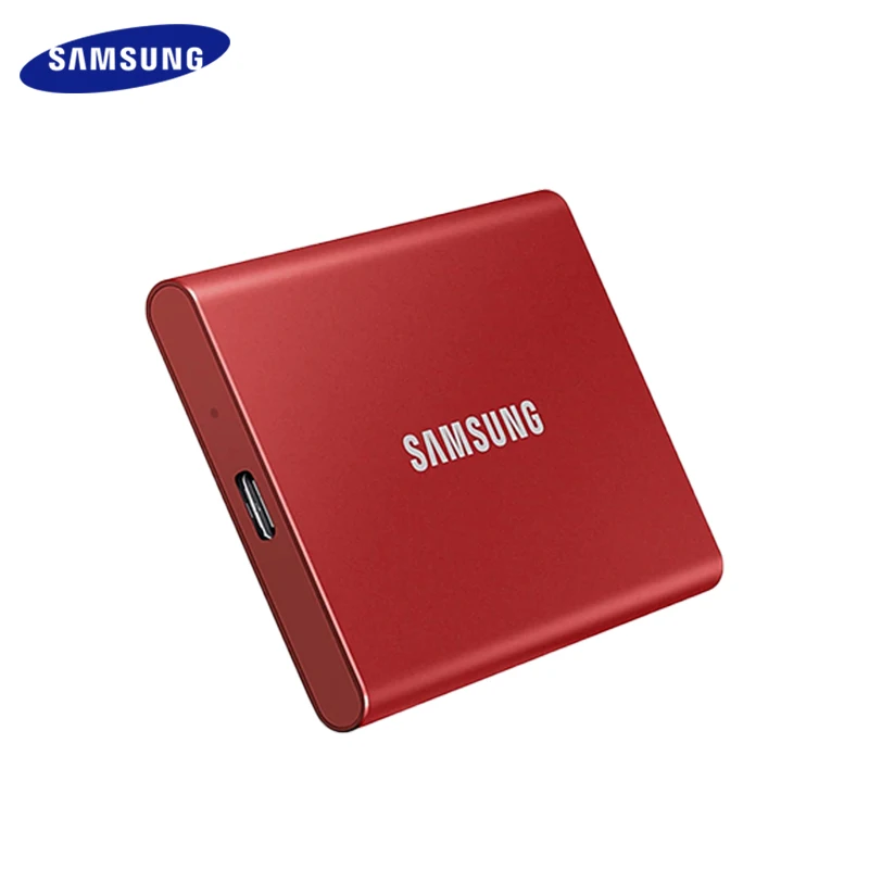 Imagem -04 - Samsung-unidade de Estado Sólido Portátil Pssd Criptografado Aes para Desktop e Laptop 1tb tipo c Usb 3.2 Gen2 Ssd Nvme Alta Velocidade 1050 Mbps t7