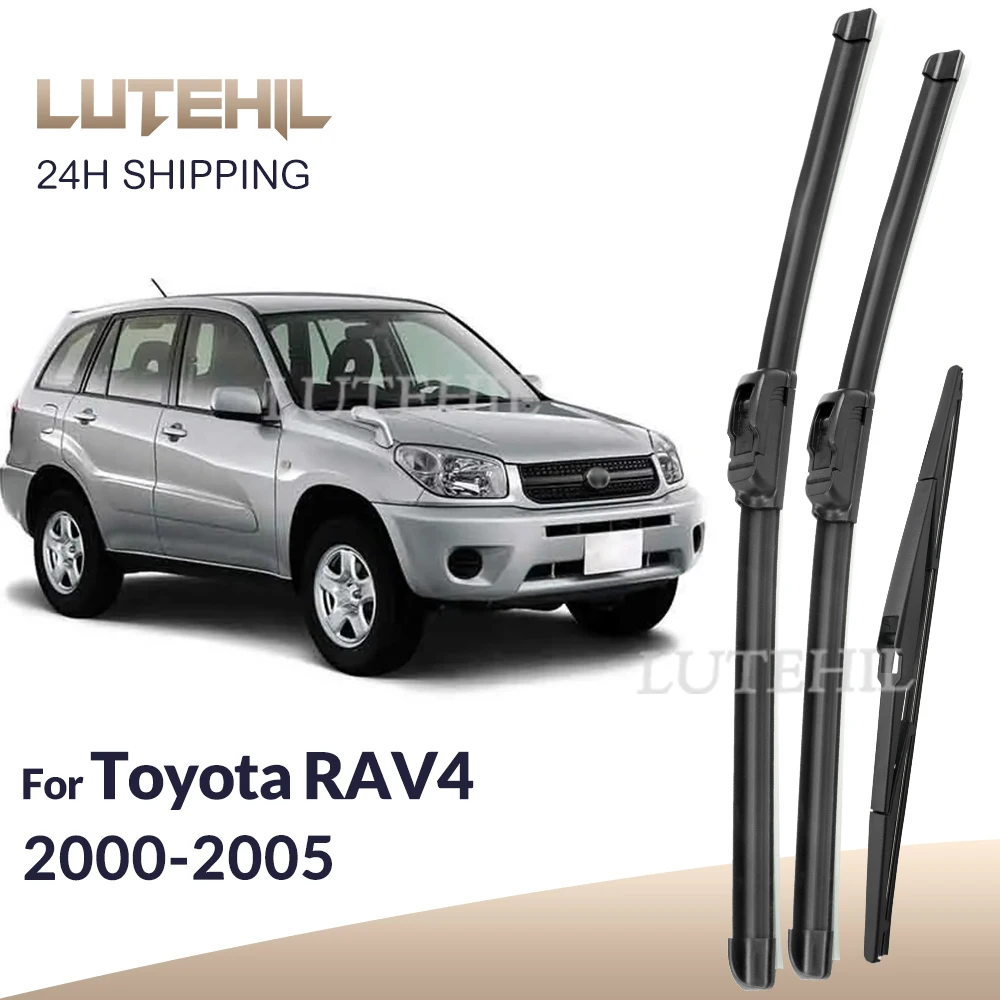 Für Toyota RAV4 XA20 2000-2005 2001 2002 2003 2004 Wischer Vorder- und Hinterwischblätter Windschutzscheibe Windschutzscheibe Fenster 24"+19"+12"