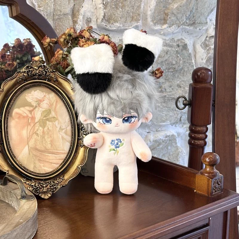 Love and Deepspace Original Vorverkauf 20 cm weiche Plüschpuppe Complex Eyes süße nackte Puppe Zayne Rafayel Aster Sylus Caleb Anime Geschenk